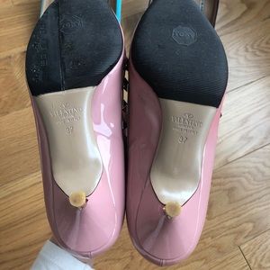 Valentino Shoes - Valentino rockstud patent leather slingback pump Valentino Shoes - Valentino rockstud patent leather slingback pump
